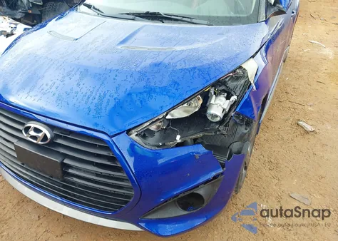 2014 Hyundai Veloster Turbo R-Spec from USA, damaged, VIN KMHTC6AE8EU202386